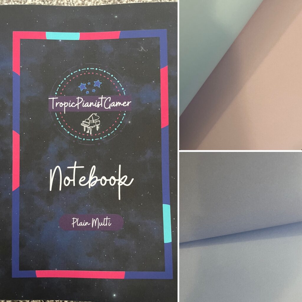 Book Cover: The TPG's Plain Multicolour Notebook