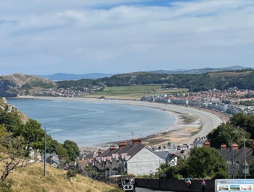 Making the Most of the Summer! 2 A view from the great Orme on a summer day.