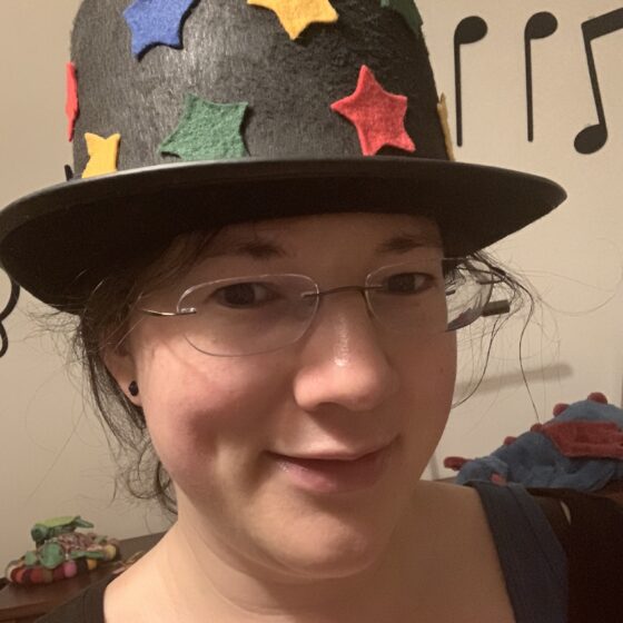 Me in my star spangled bowler hat.
