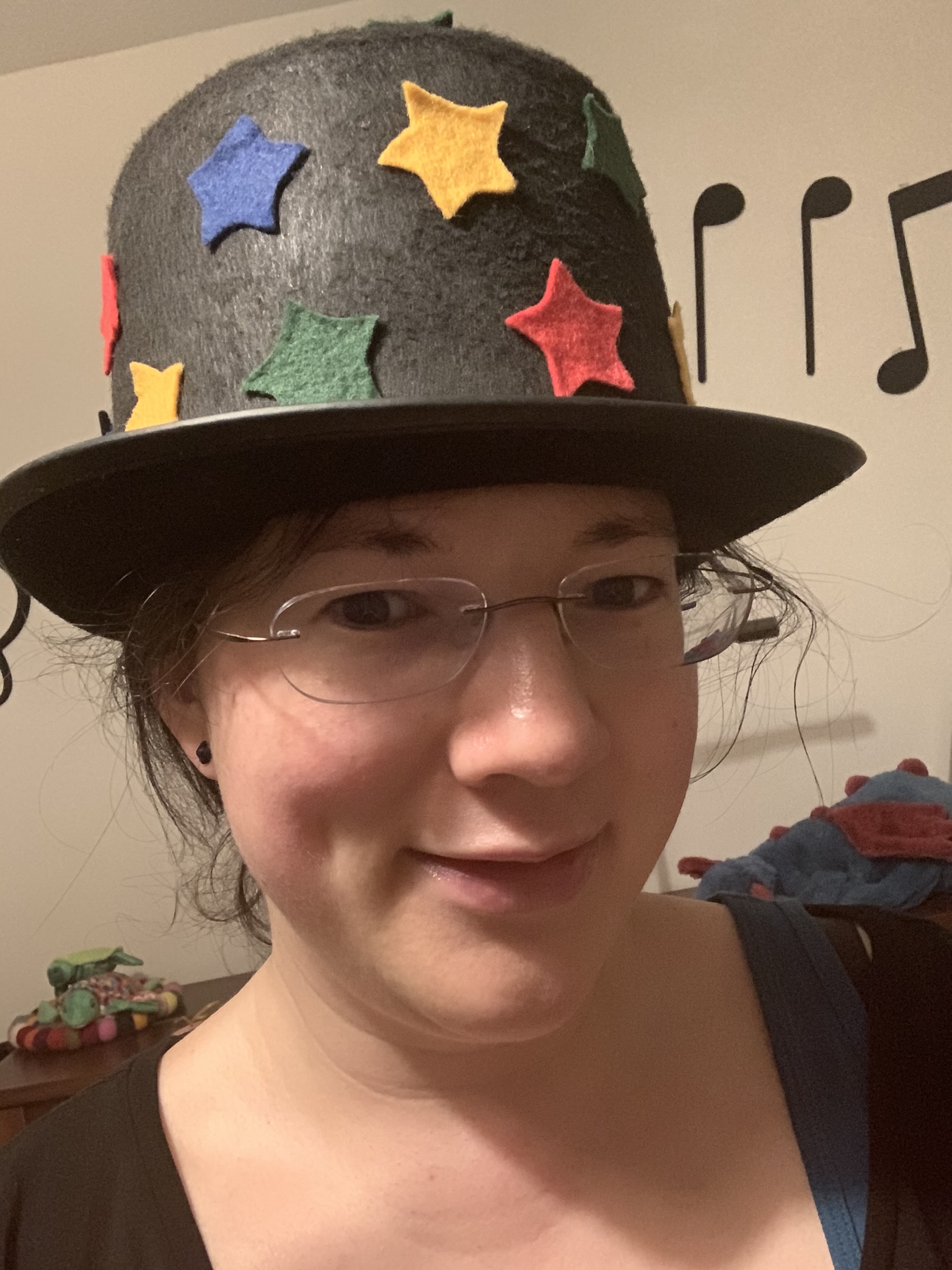 Me in my star spangled bowler hat.