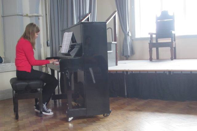 My First Summer Concert - 14/07/24 9 Joanna playing the piano