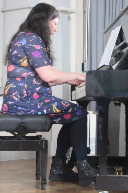 My First Summer Concert - 14/07/24 4 me playing the piano