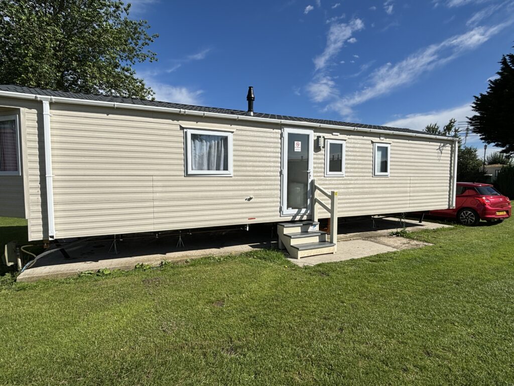 Making the most of the Summer Holidays 2024! 3 Enjoying the first holiday of the summer holidays in a caravan in Yorkshire. blue skies above!