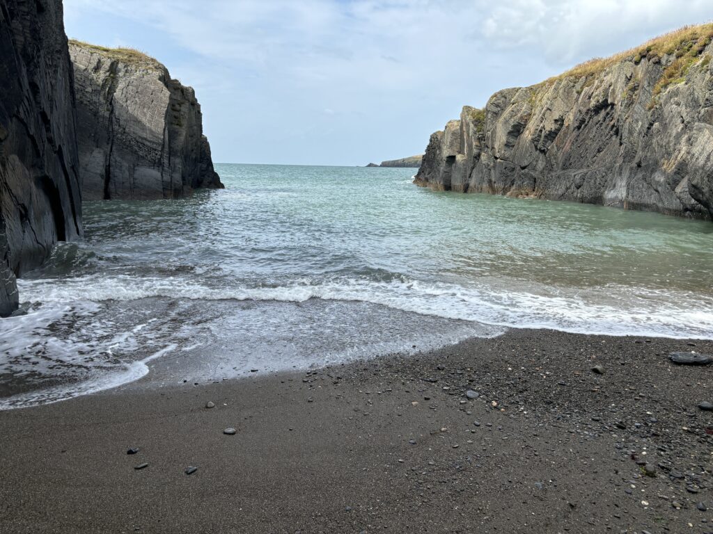 Making the most of the Summer Holidays 2024! 11 A secluded spot at Gwbert's coastline