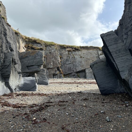 access to the secluded beach at Gwbert