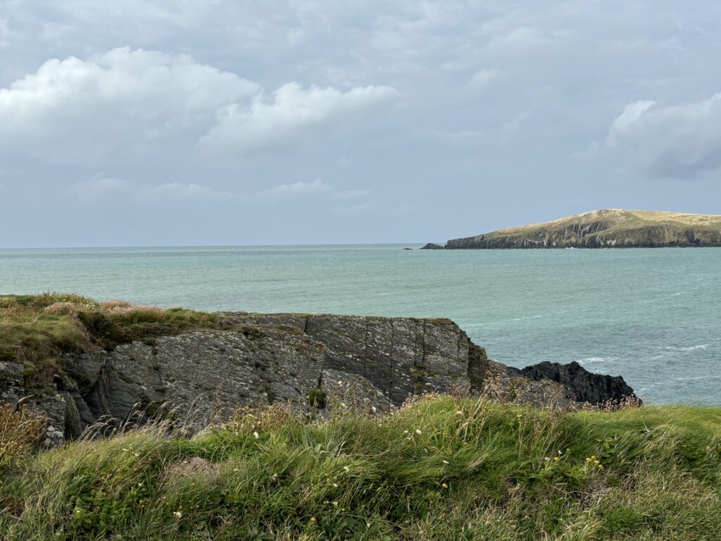 Making the most of the Summer Holidays 2024! 13 A picture looking out to the sea from a viewpoint at Gwbert