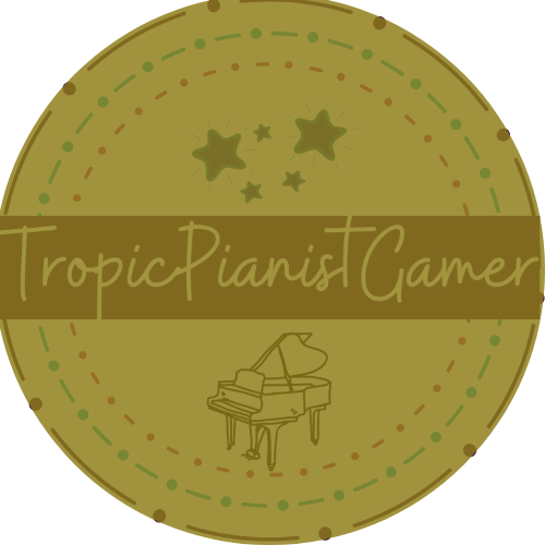 Podcast Sponsorship 4 sponsor podcast Tropic Pianist Gamer with gold overlay