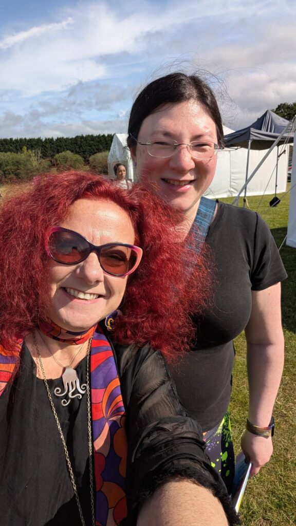 Festivals of 2025 Fulfilled & 3 Public Speaking Goals Smashed! 4 Selfie with Sophie and me.