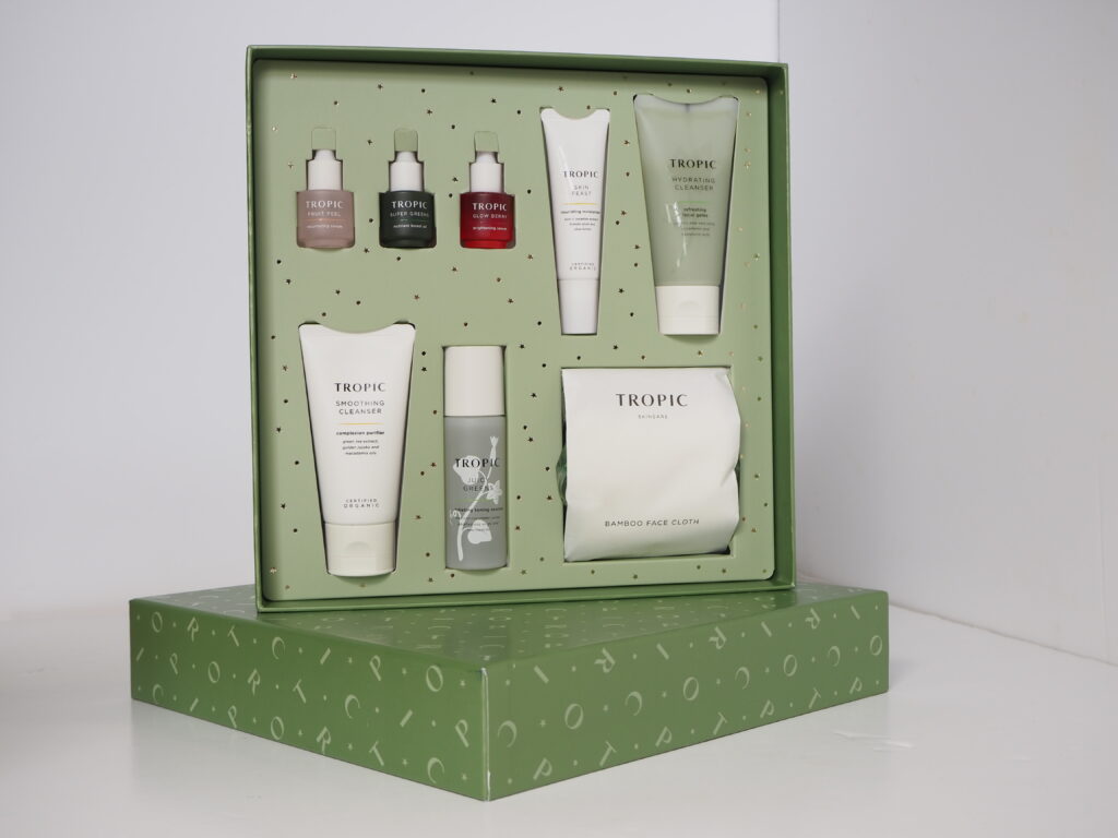 A Spontaneous Adventure to Learn Photography..! (and the Power of Networking) 7 The Advanced Glow Facial, contents of box showcased against a plain white background