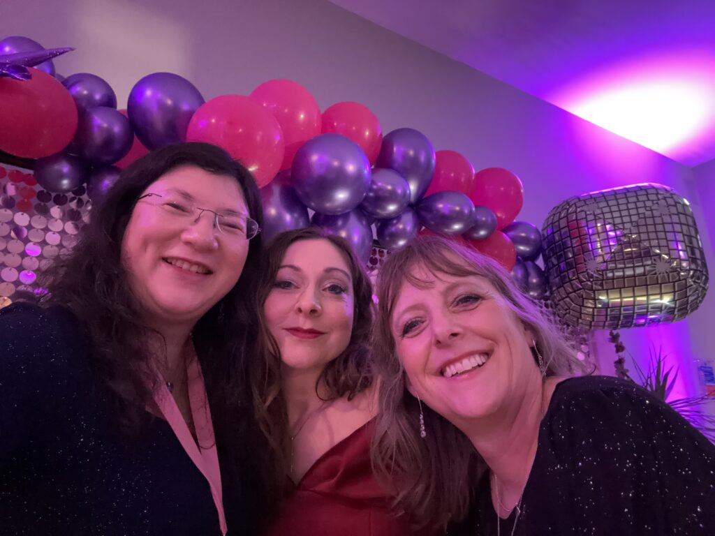 A Shift in Perspective... 2 A selfie of my table buddies