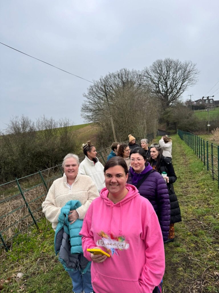 A Shift in Perspective... 7 A group photo of the first nature walk, early on Saturday morning