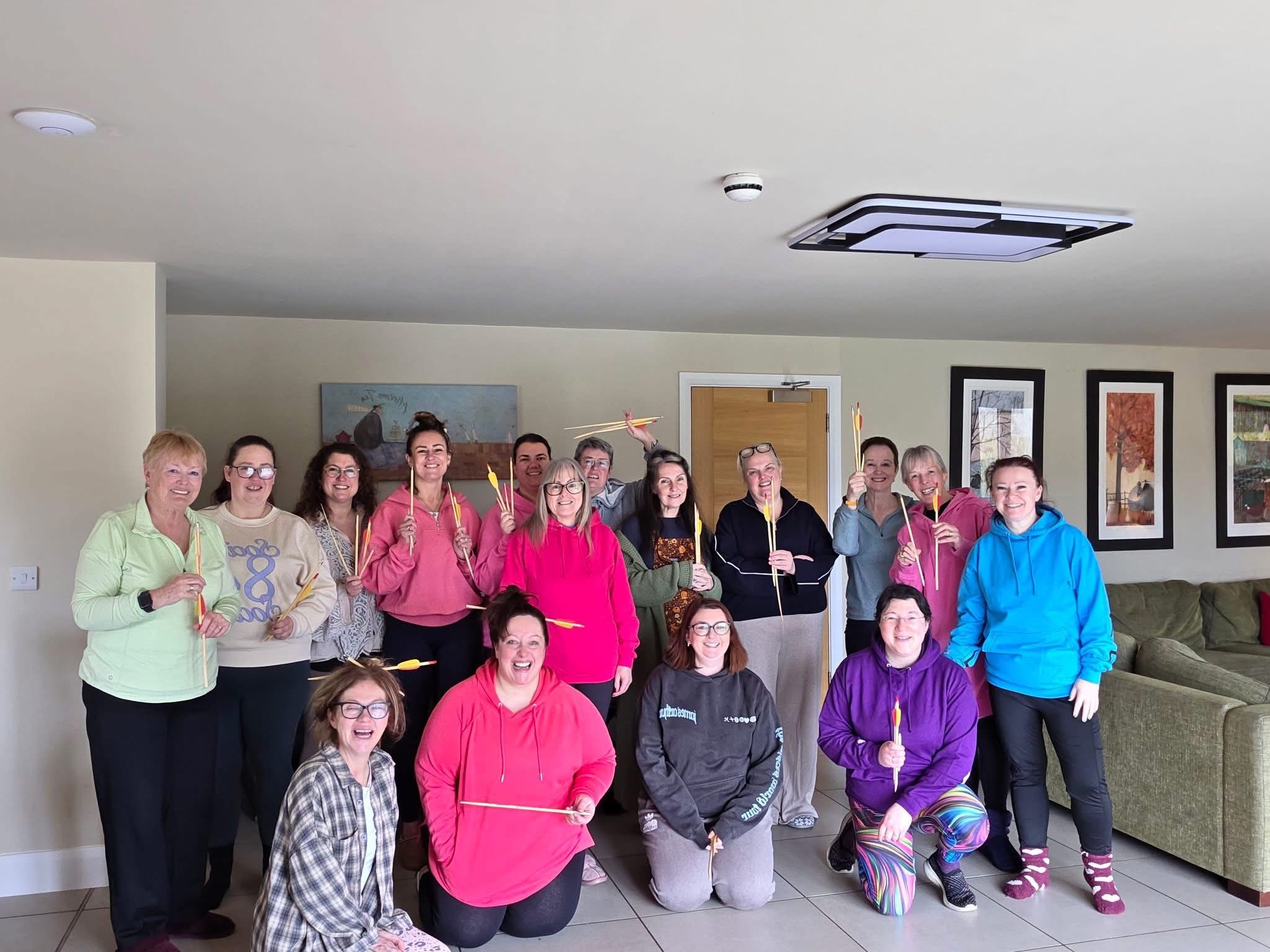 A Shift in Perspective... 1 a group photo of all the ladies who attended the retreat for IWD.