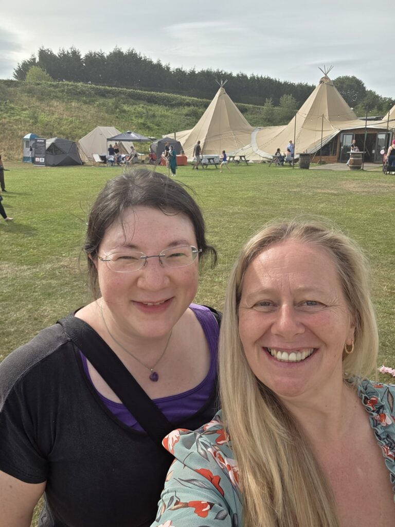 Summer 2026 is a Great Balance! 8 A selfie of me standing with Beverley Futia